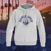 Los Angeles Eagle Rock pullover hoodie in navy on grey / gray - classic vintage style