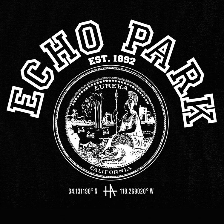 Echo Park Hoodie - BLACK- – Homeandaway.LA