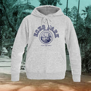 Los Angeles Echo Park pullover hoodie in navy on grey / gray - classic vintage style