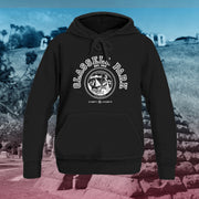 Los Angeles Glassell Park pullover hoodie in white on black - classic vintage style